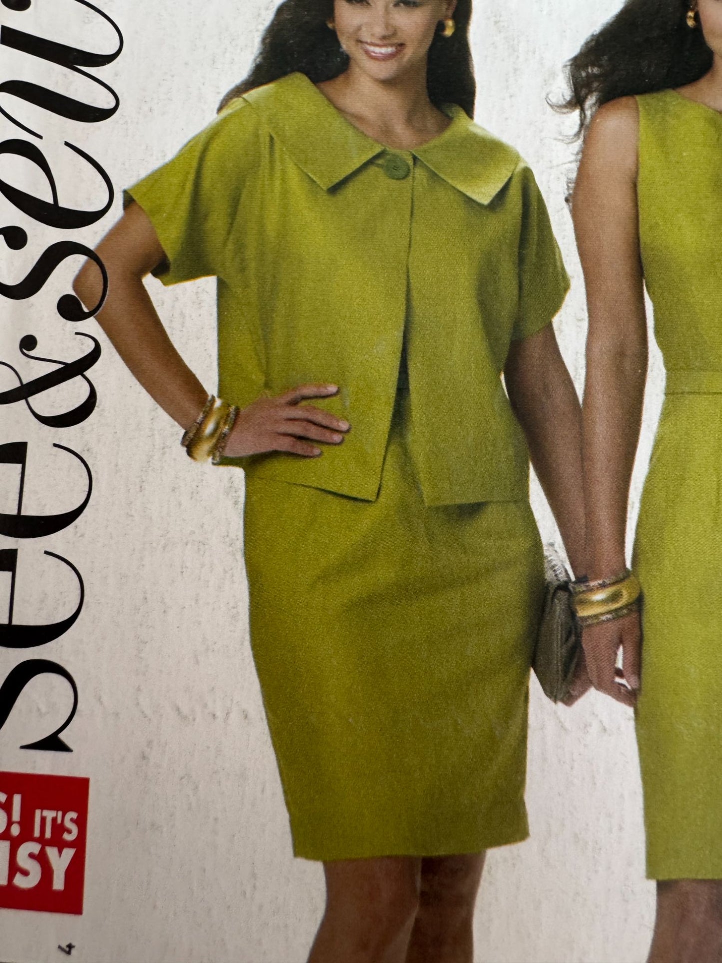 Butterick Sewing Pattern B5547 Sheath Dress Jacket 2010 Modern Classic 6 8 10 12