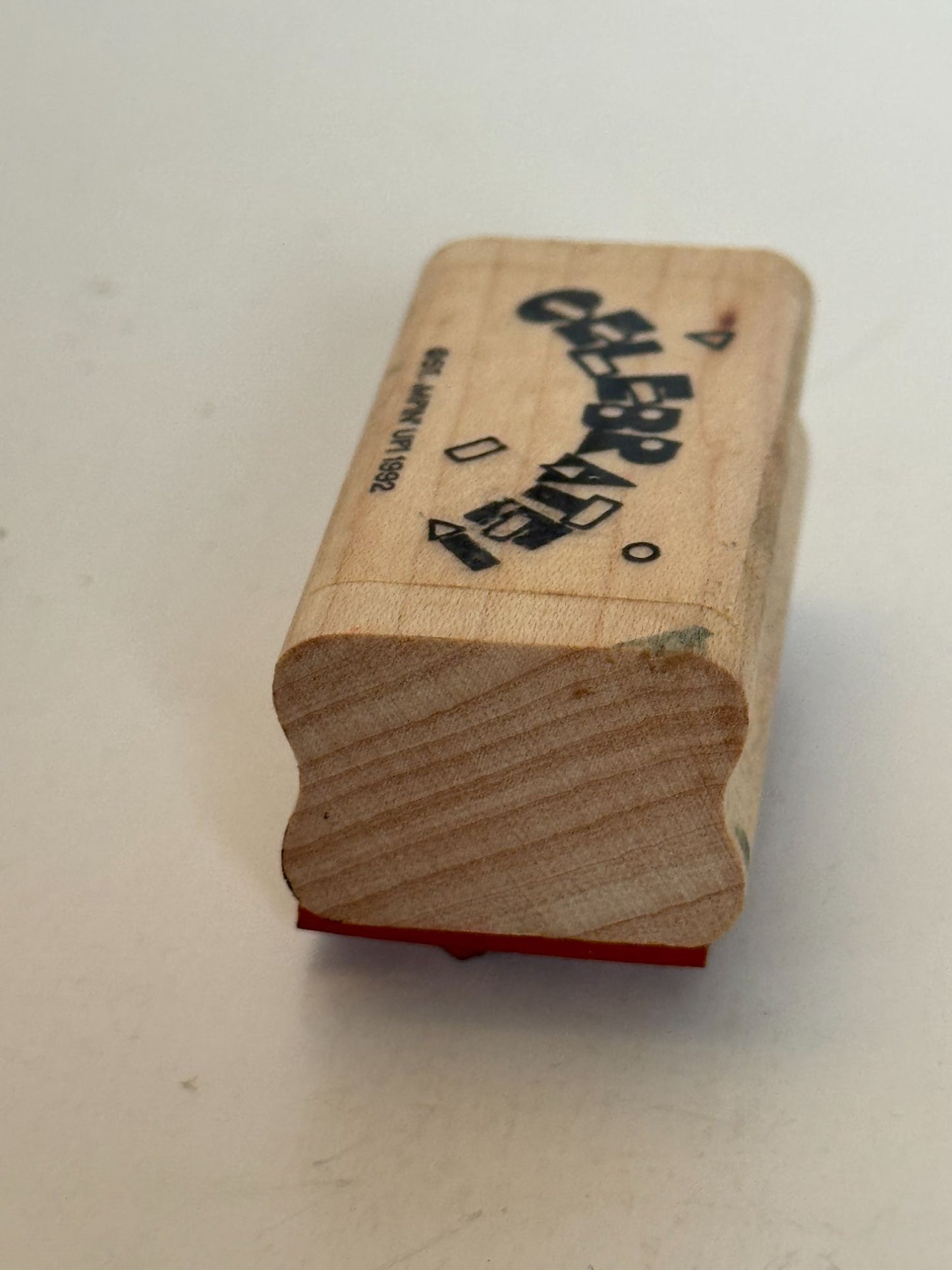 Stampin Up Rubber Stamp Celebrate Card Making Words Party Confetti Bubble Letter