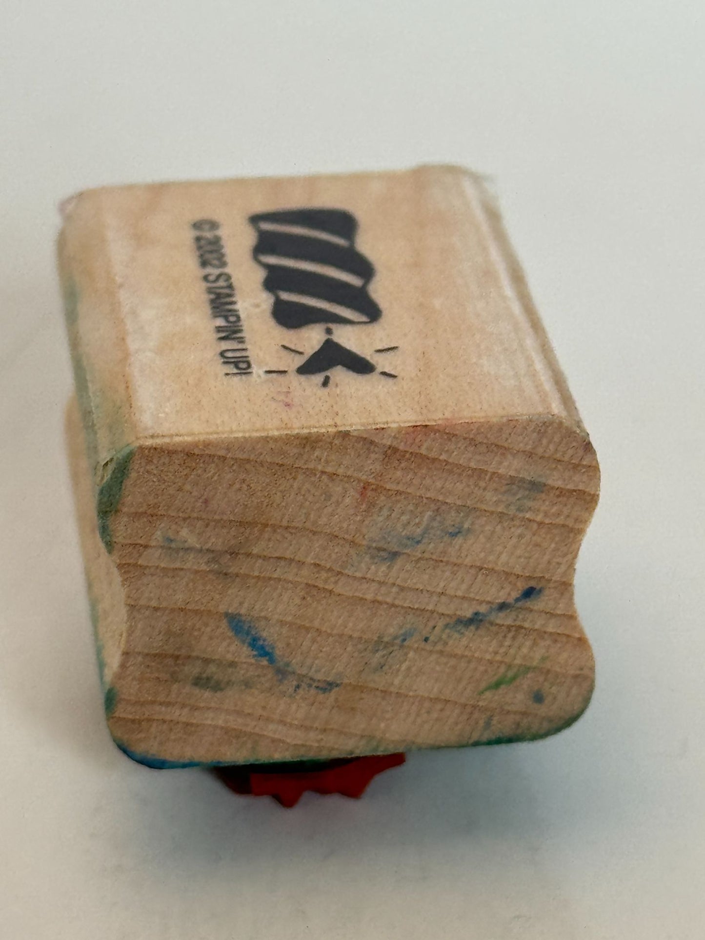 Stampin Up Rubber Stamp Candle Heart Flame Birthday Card Making Party Invitation