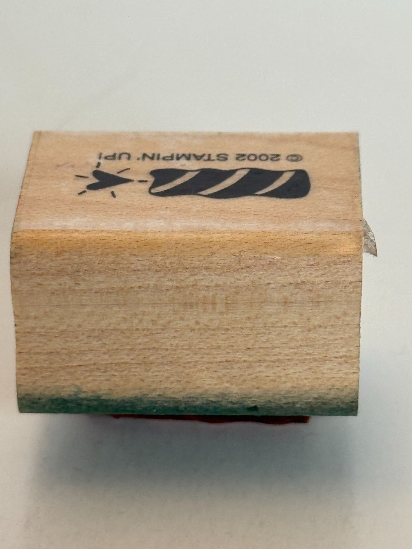 Stampin Up Rubber Stamp Candle Heart Flame Birthday Card Making Party Invitation