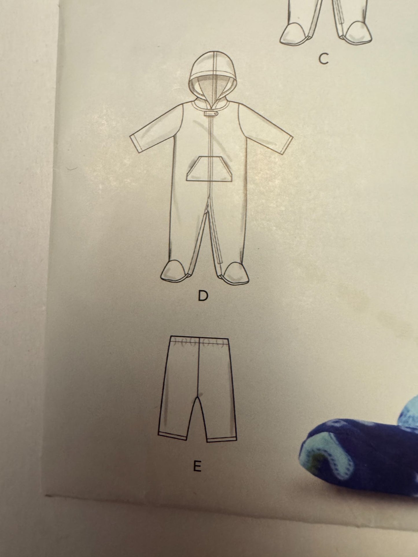 Simplicity Sewing Pattern R10895 Easy Baby Jacket Bodysuit Pants Winter NB 12M