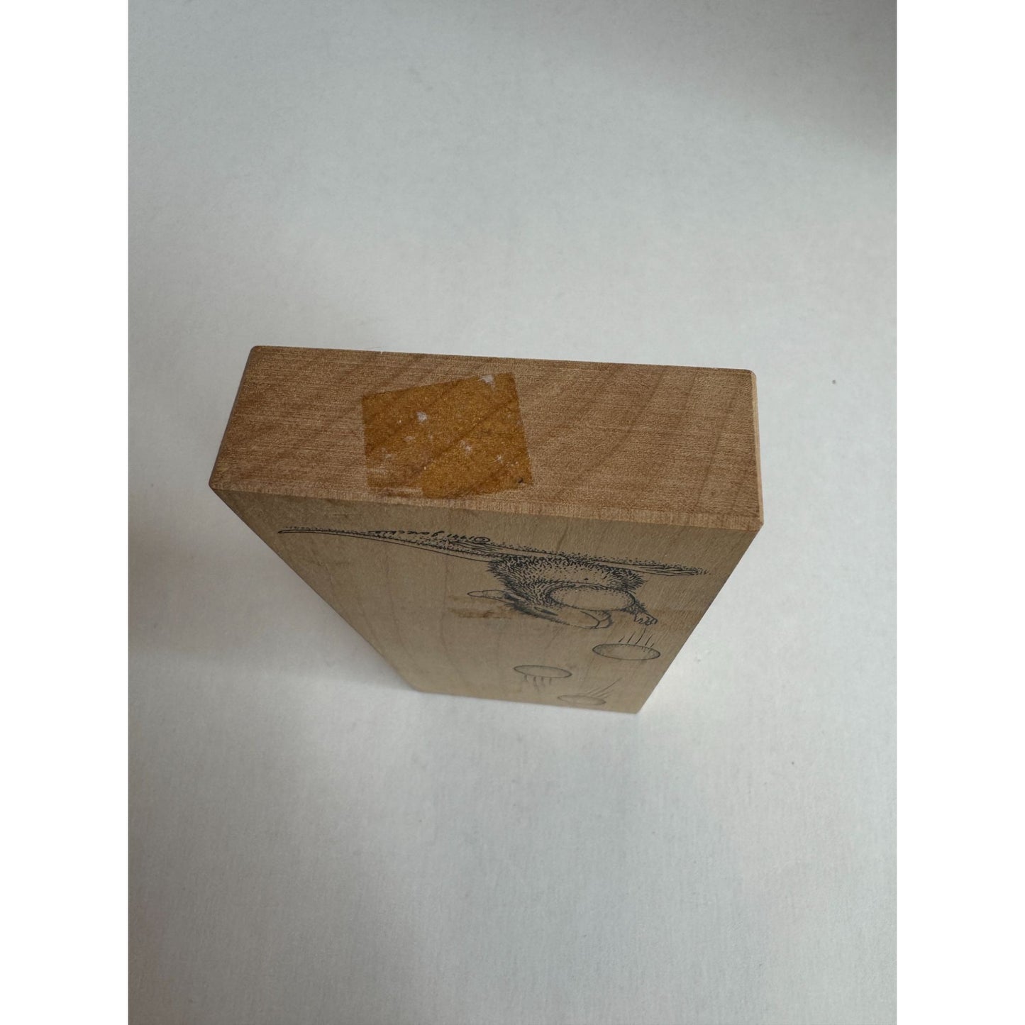 Stampa Rosa Wood Rubber Stamp House Mouse Mudpie Juggles Juggling Balls Animal