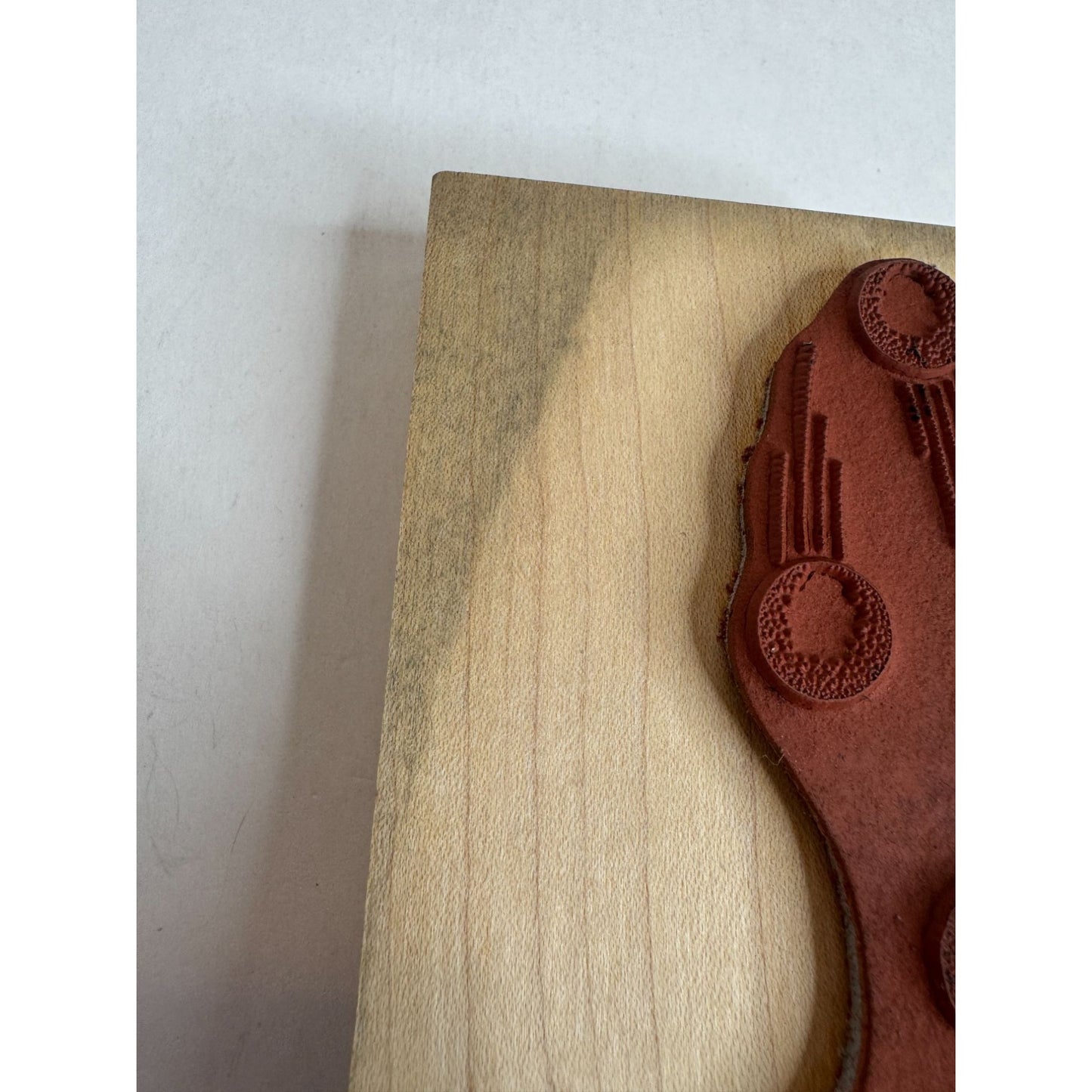 Stampa Rosa Wood Rubber Stamp House Mouse Mudpie Juggles Juggling Balls Animal