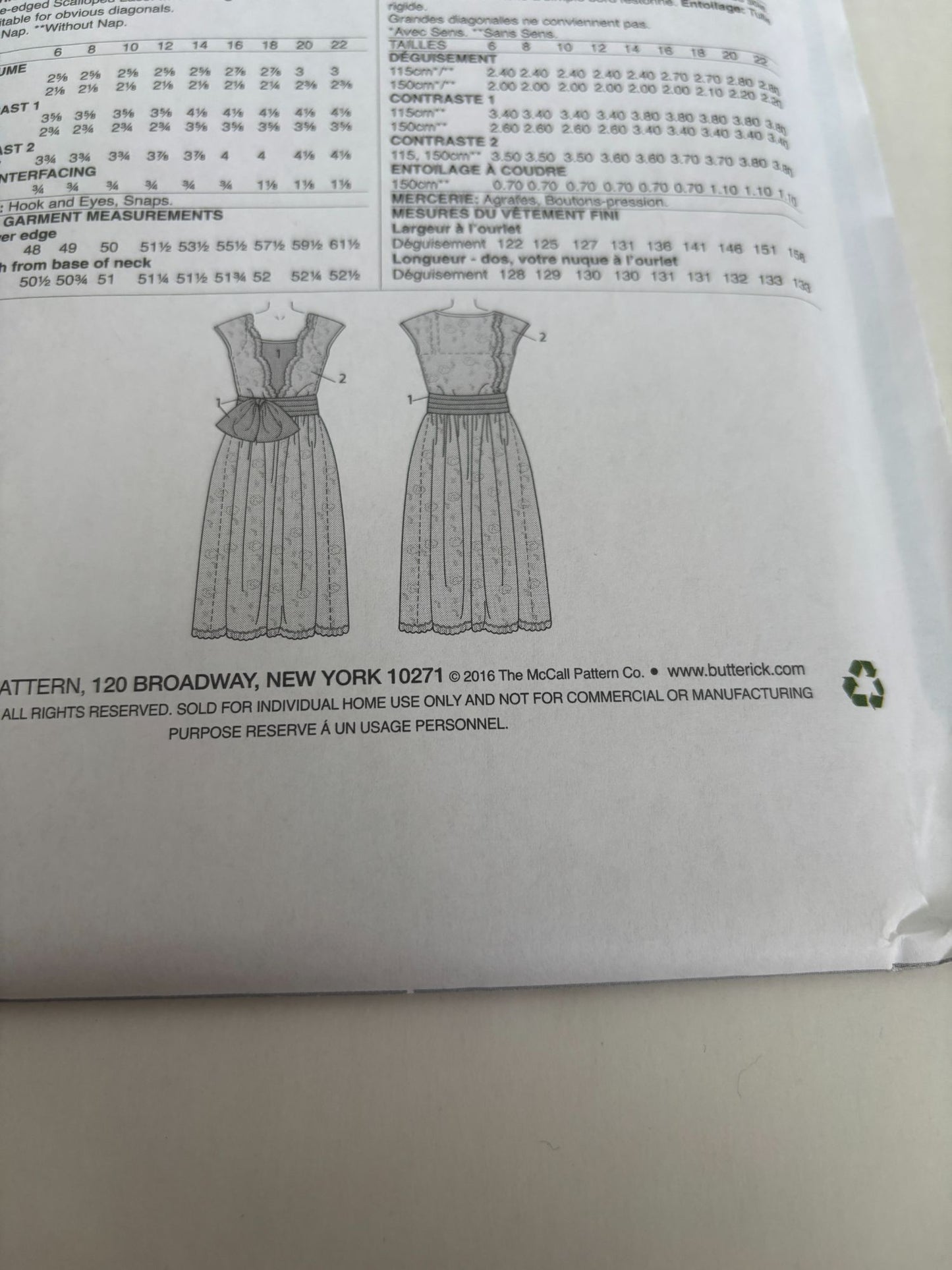 Butterick Sewing Pattern B6399 Historical 1920s Flapper Dress Costume 14-22 UC