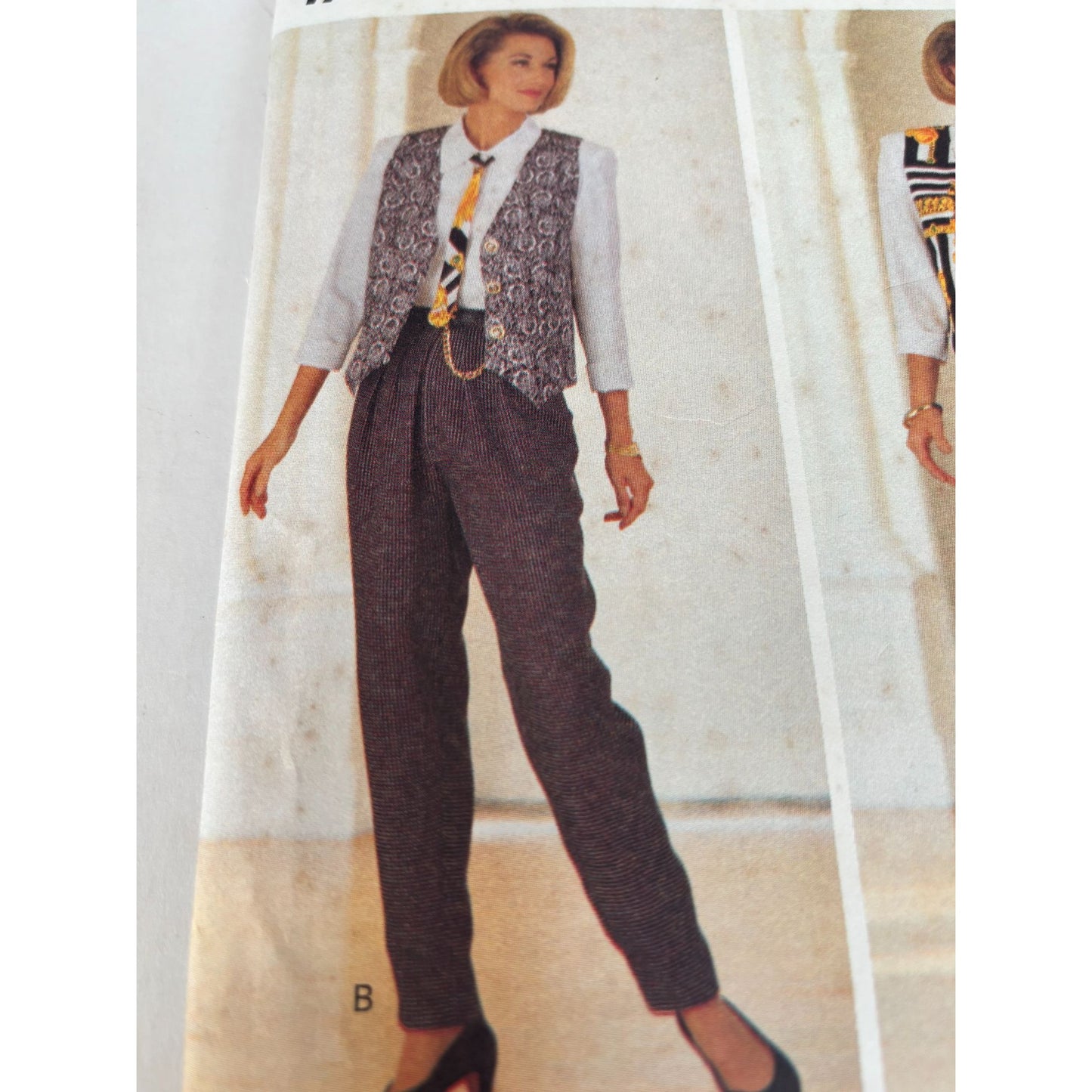 Butterick Sewing Pattern 6682 Vest Straight Skirt Tapered Pants Top Layers 90s 18-22 Uncut