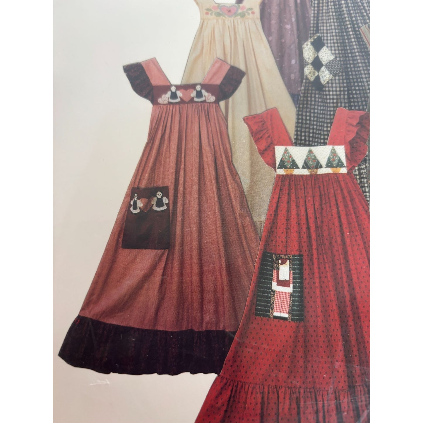 Osage County Quilt Factory Sewing Pattern Quilters Apron Jumper Uncut One Size
