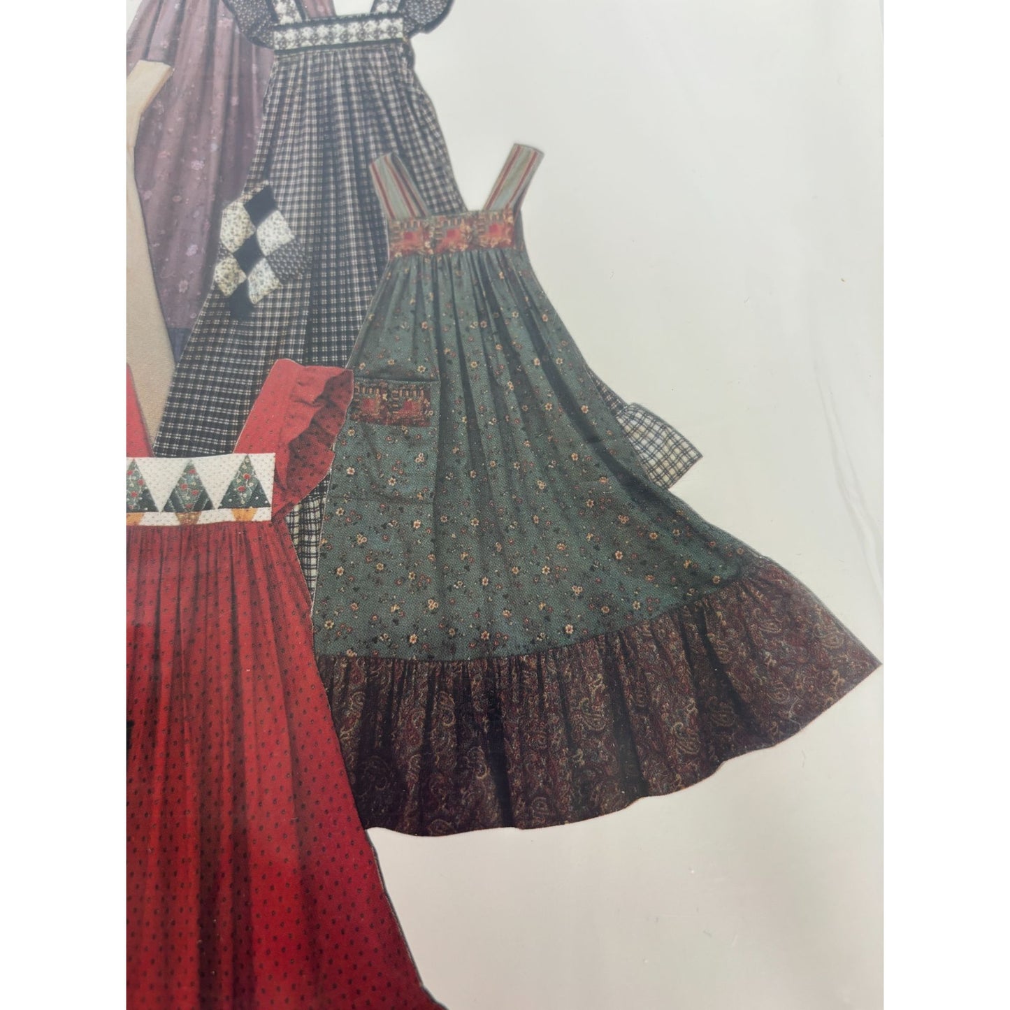 Osage County Quilt Factory Sewing Pattern Quilters Apron Jumper Uncut One Size