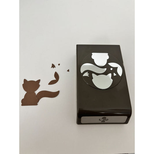 Stampin Up Paper Punch Fox Builder Woodland Animal Christmas Card Making Fall Winter