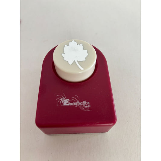 Emagination Paper Punch Leaf Nature Fall Autumn Leaves 1.25 Inch Card Making Art