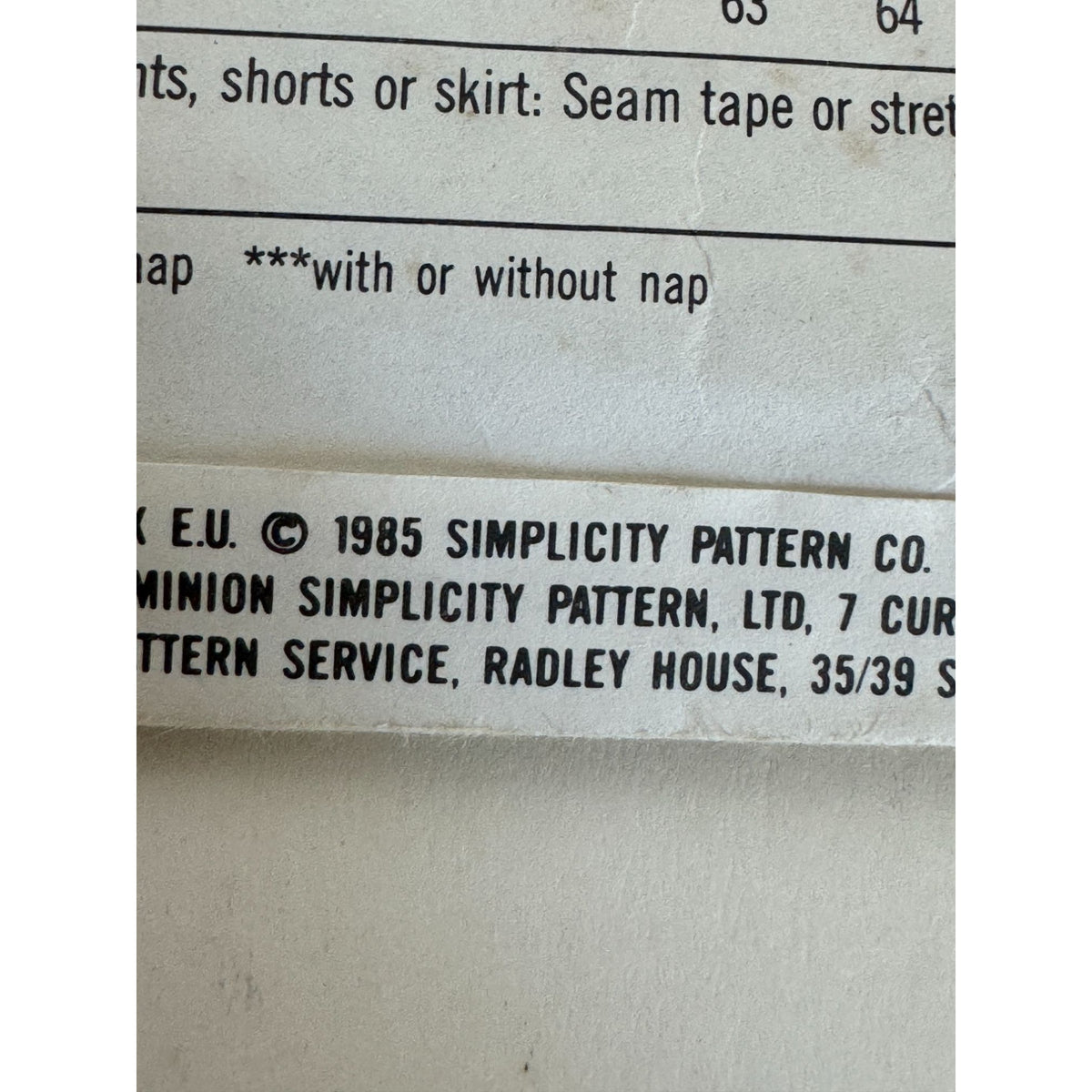 Simplicity Sewing Pattern 6854 Top Skirt Cropped Pants Shorts Outfit 10-14 Uncut