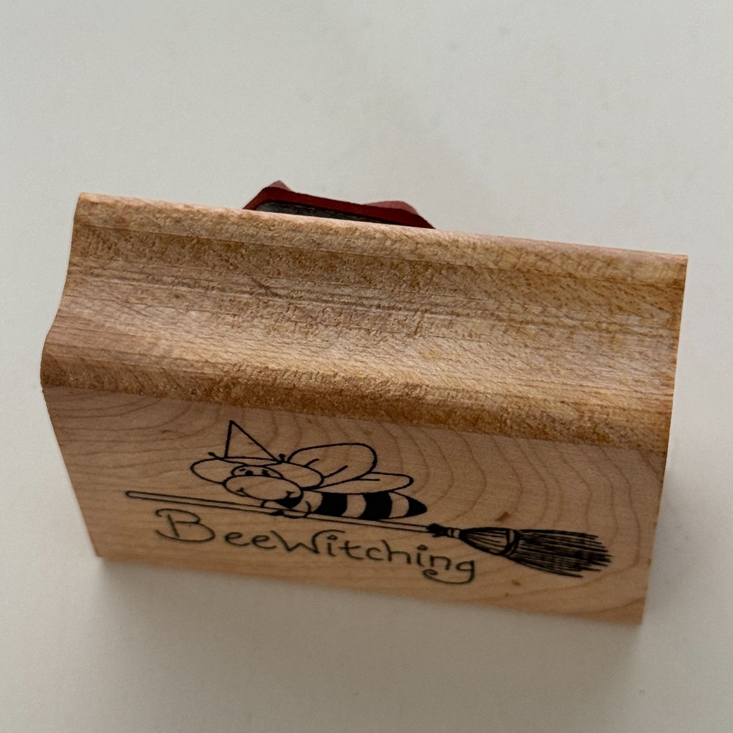 Great Impressions Rubber Stamp BeeWitching Halloween Bee Witch Pun Funny Fall