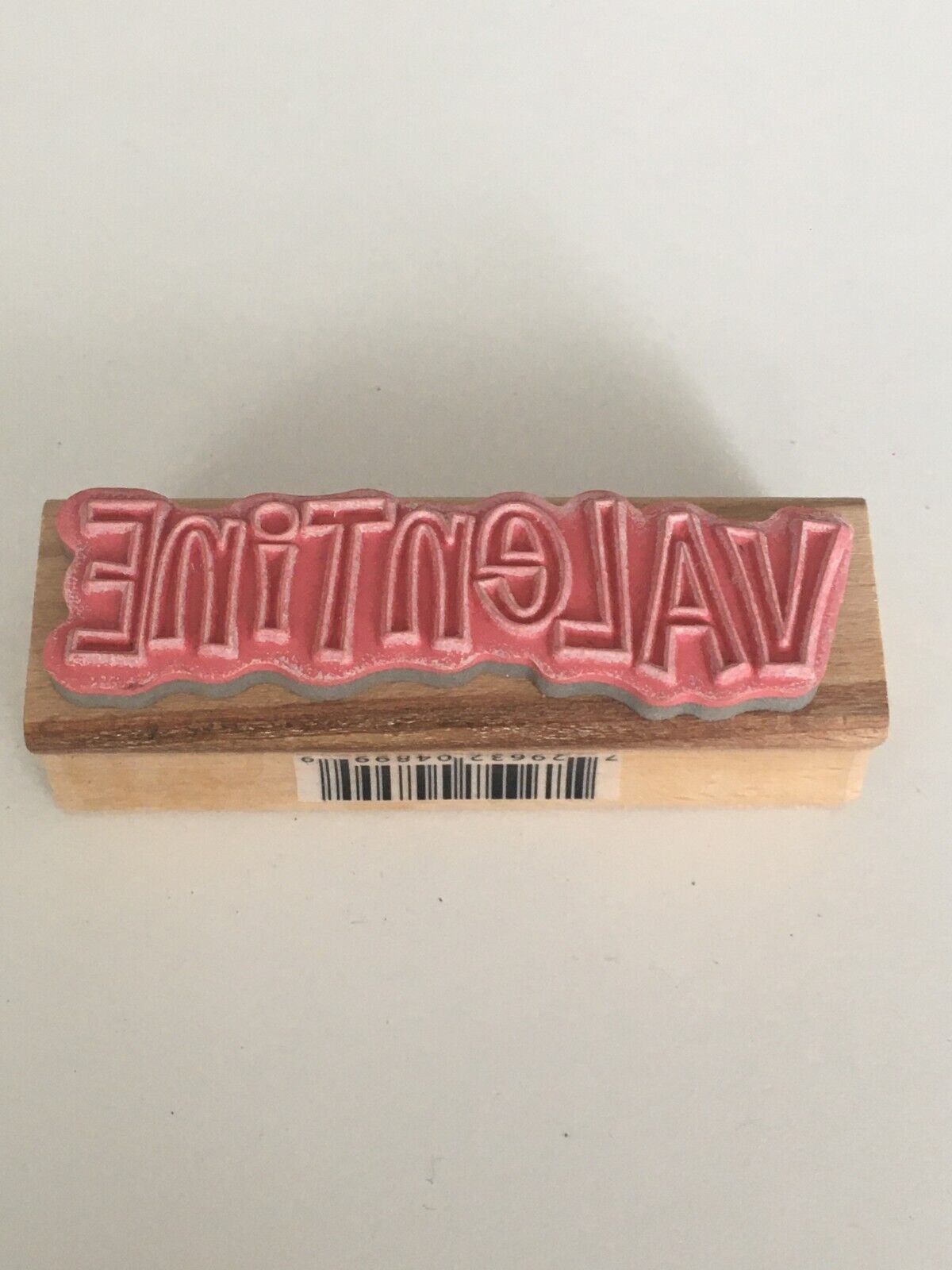 Hampton Valentine Art Rubber Stamp Word Valentines Day Card Making Wood Mounted Craft