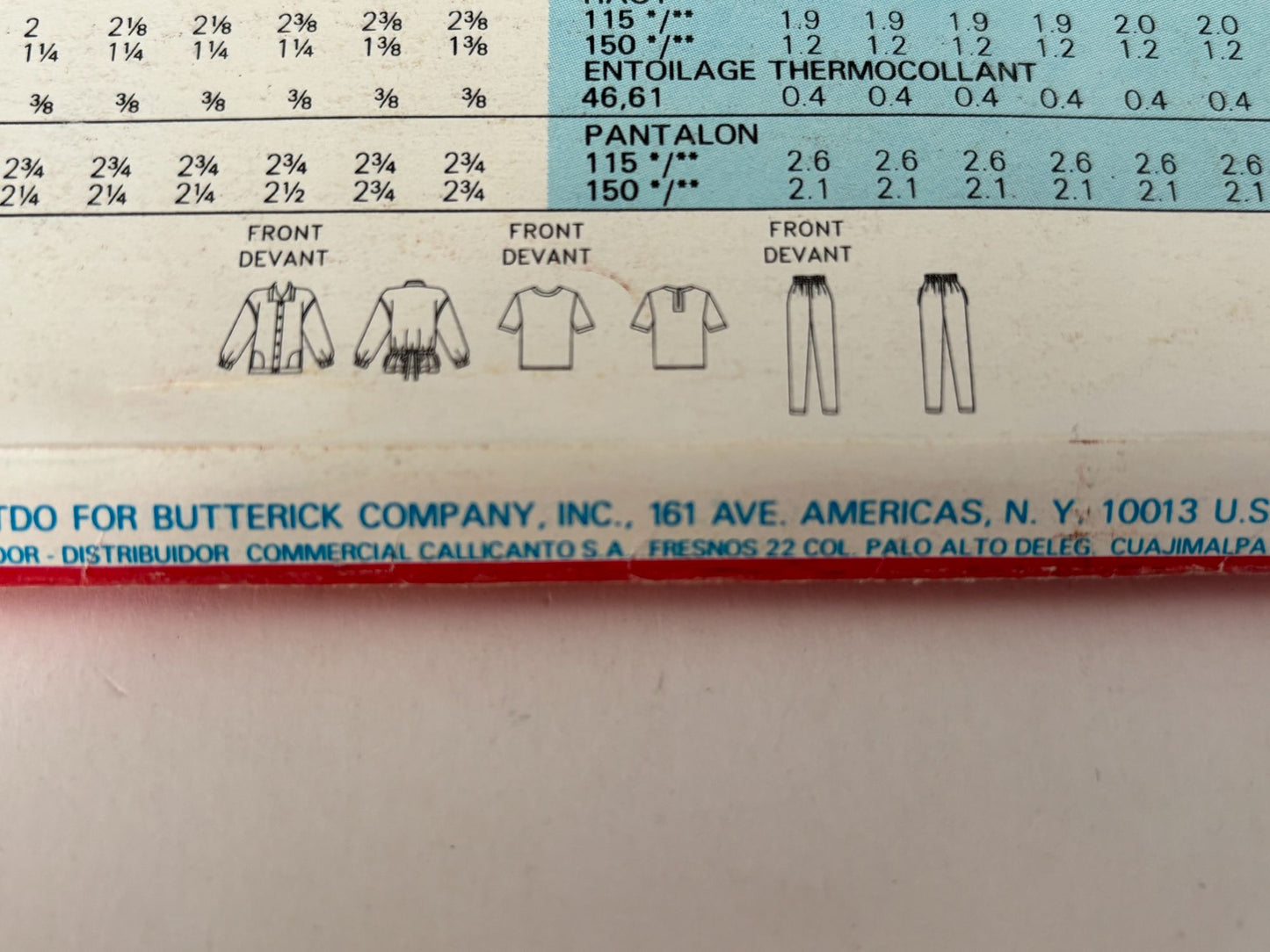 Butterick Sewing Pattern 6631 Jacket Pants Easy Casual Coastal Cruise  UC 6 8 10