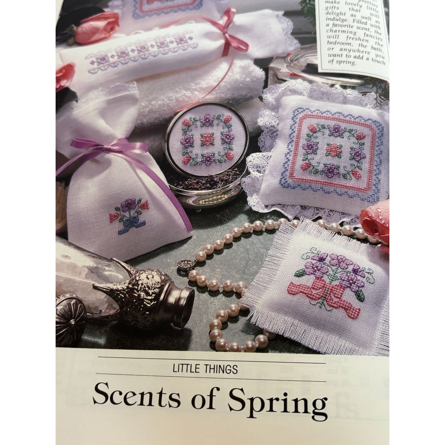 Leisure Arts Magazine April 1993 Cross Stitch Praying Hands Knit Crochet Pattern