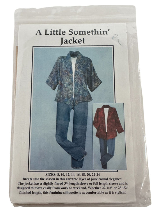 CNT Sewing Pattern A Little Somethin Jacket Casual Feminine Sizes 8-24 UC 3 Hour