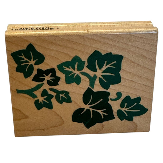 Rubber Stampede Rubber Stamp Ivy Leaves Greenery Plant Leaf Nature Card Making