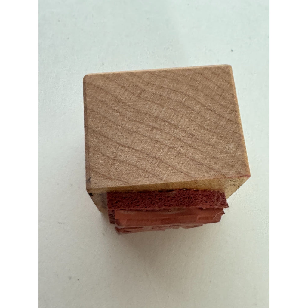 PSX Wooden Rubber Stamp Floral Letter A Card Making Initial Monogram Crafting