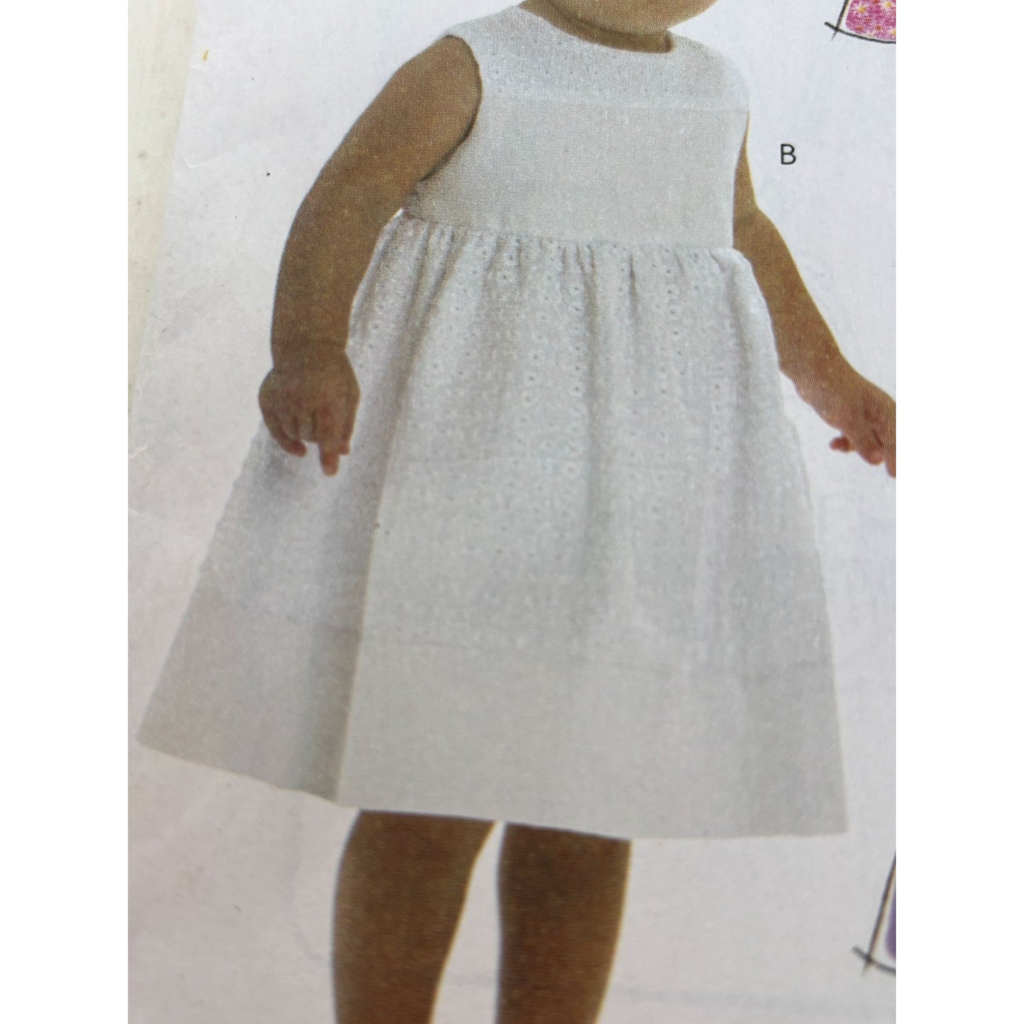 McCalls Sewing Pattern M6015 Infant Baby Dress Headbands Casual Summer Spring UC