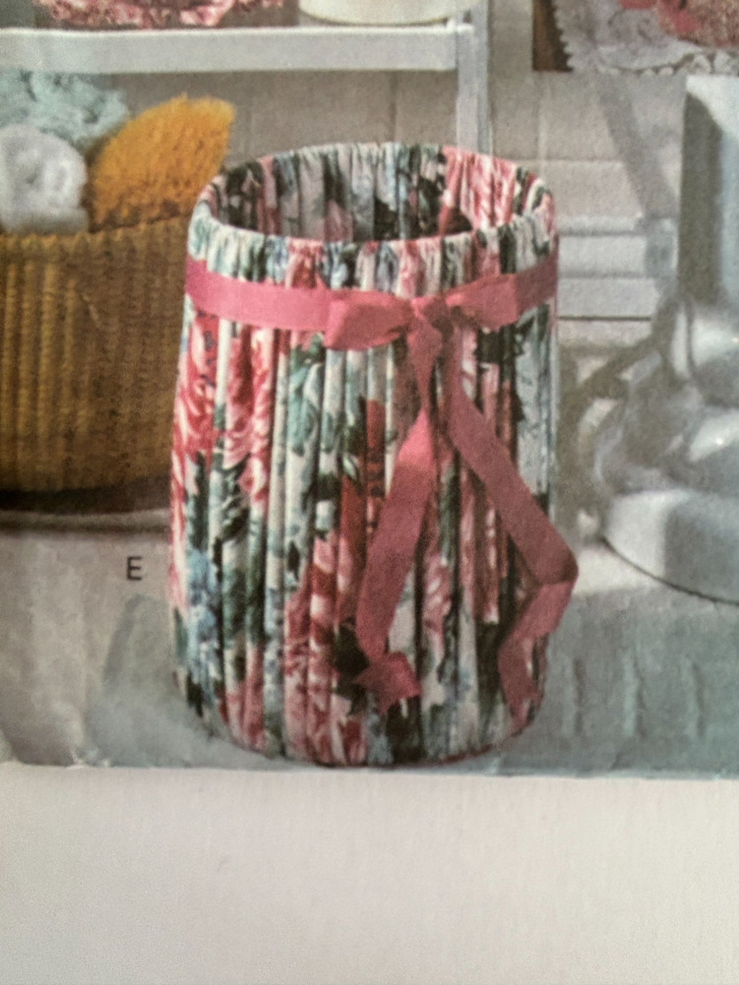 Vogue Sewing Pattern 8306 Bathroom Home Decor Tissue Box Cover Interior Design