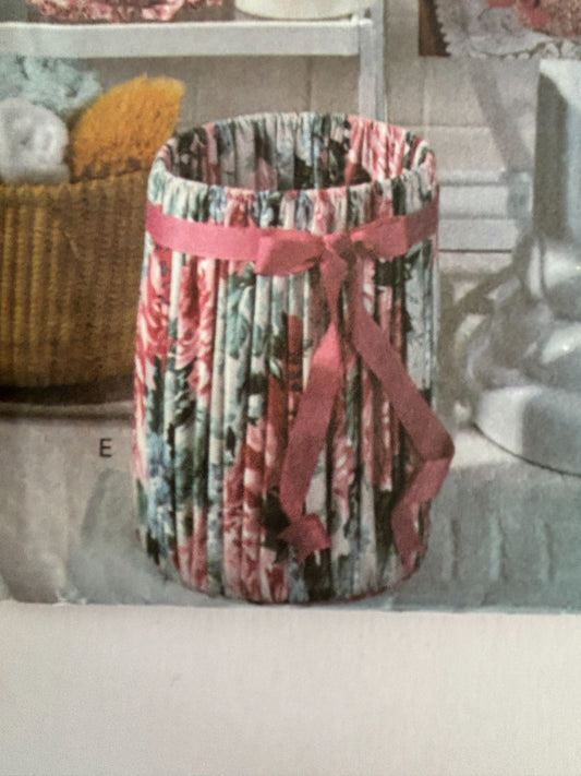Vogue Sewing Pattern 8306 Bathroom Home Decor Tissue Box Cover Interior Design