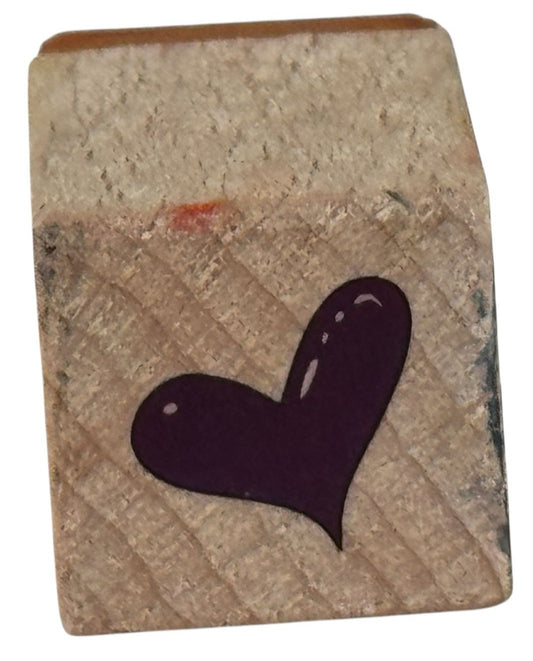Small Heart Rubber Stamp Valentines Day Card Making Love Anniversary Crafting