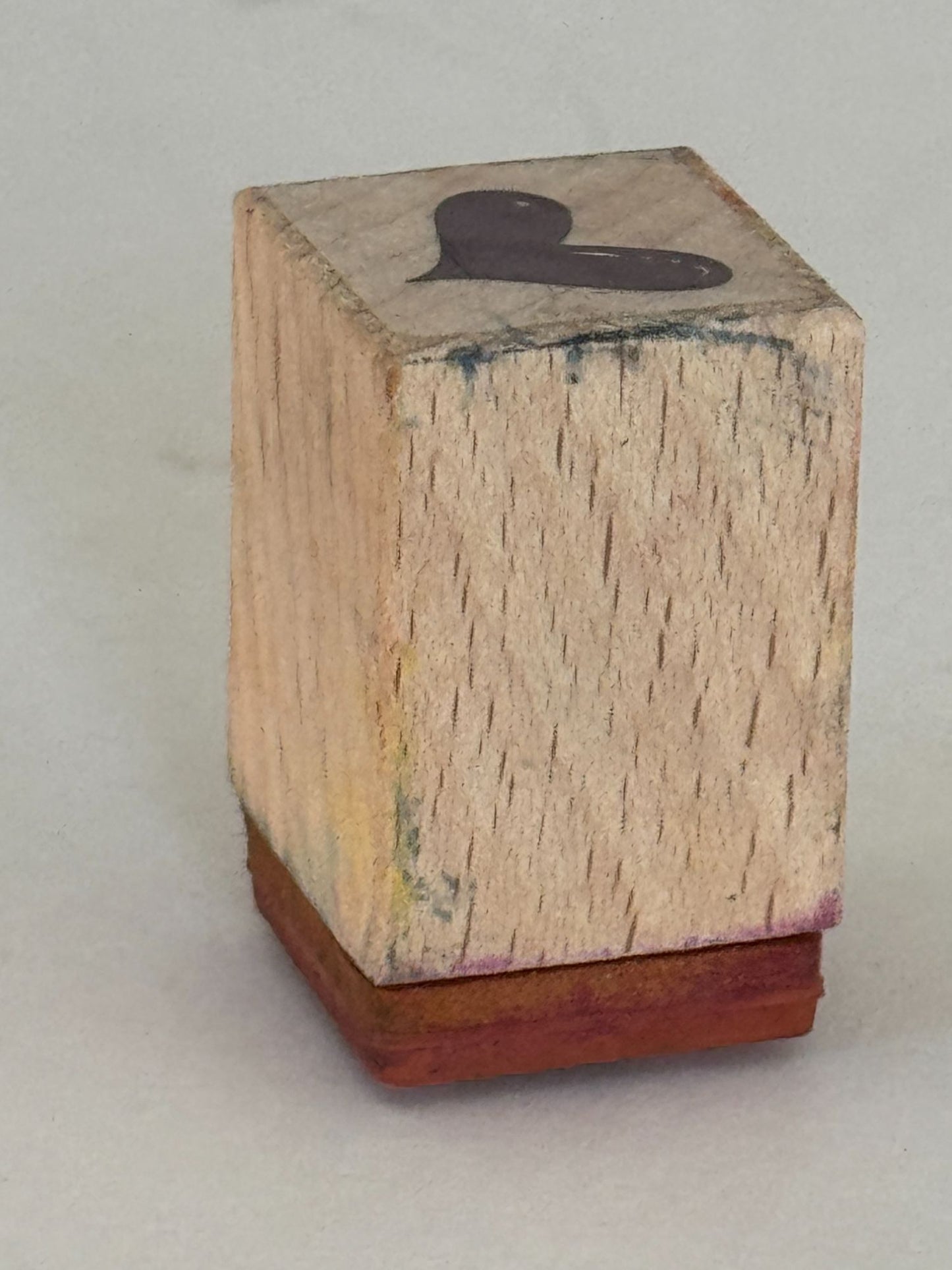 Small Heart Rubber Stamp Valentines Day Card Making Love Anniversary Crafting