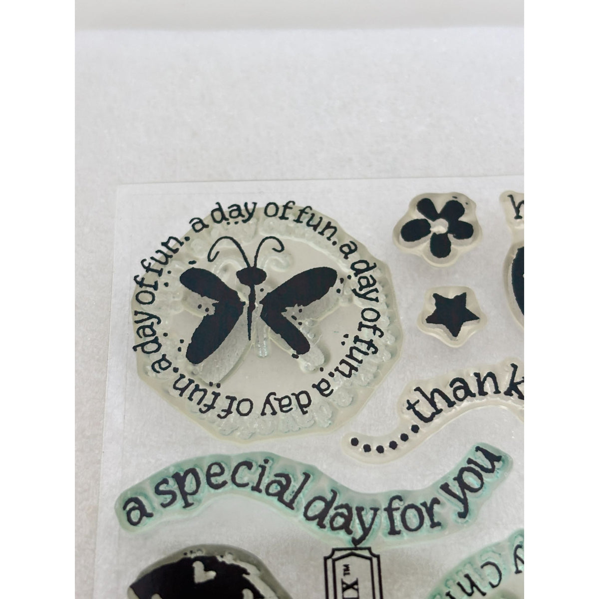 CTMH Clear Stamp Set Special Days Birthday Holiday Anniversary Card Making B1184 Acrylic Halloween