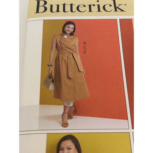 Butterick Sewing Pattern B6948 Work Jacket Vest Top Dress Pants Sizes 8-16 Uncut