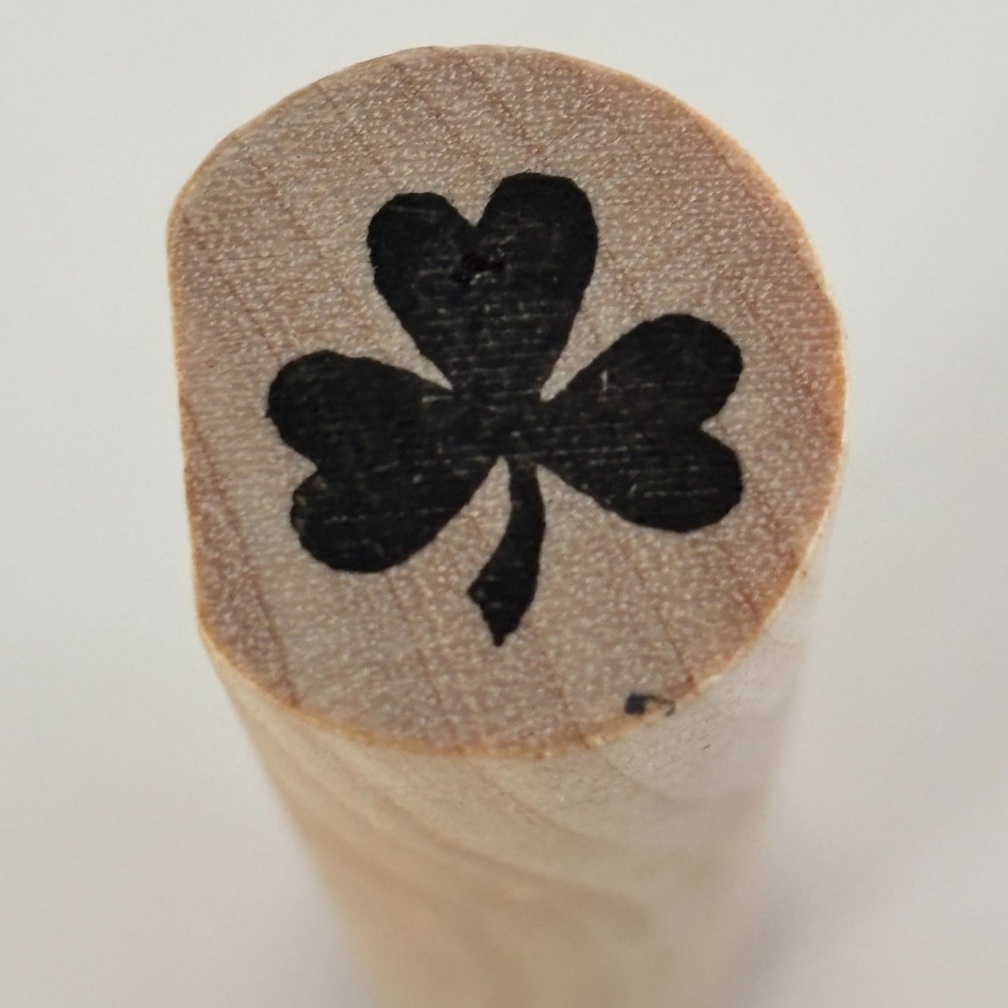 Judith Rubber Stamp Stubbie Three Leaf Clover St Patricks Day Card Making Craft