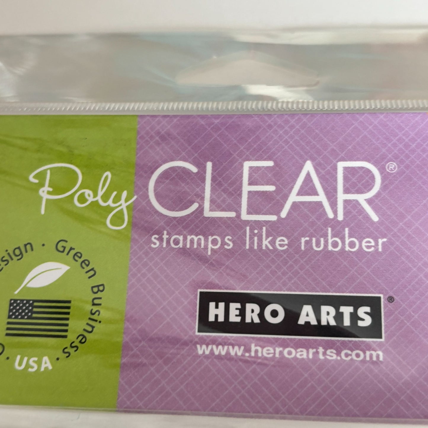 Hero Arts Poly Clear Stamps Set Made With Love Cardmaking Sentiments Words Smile Friendship