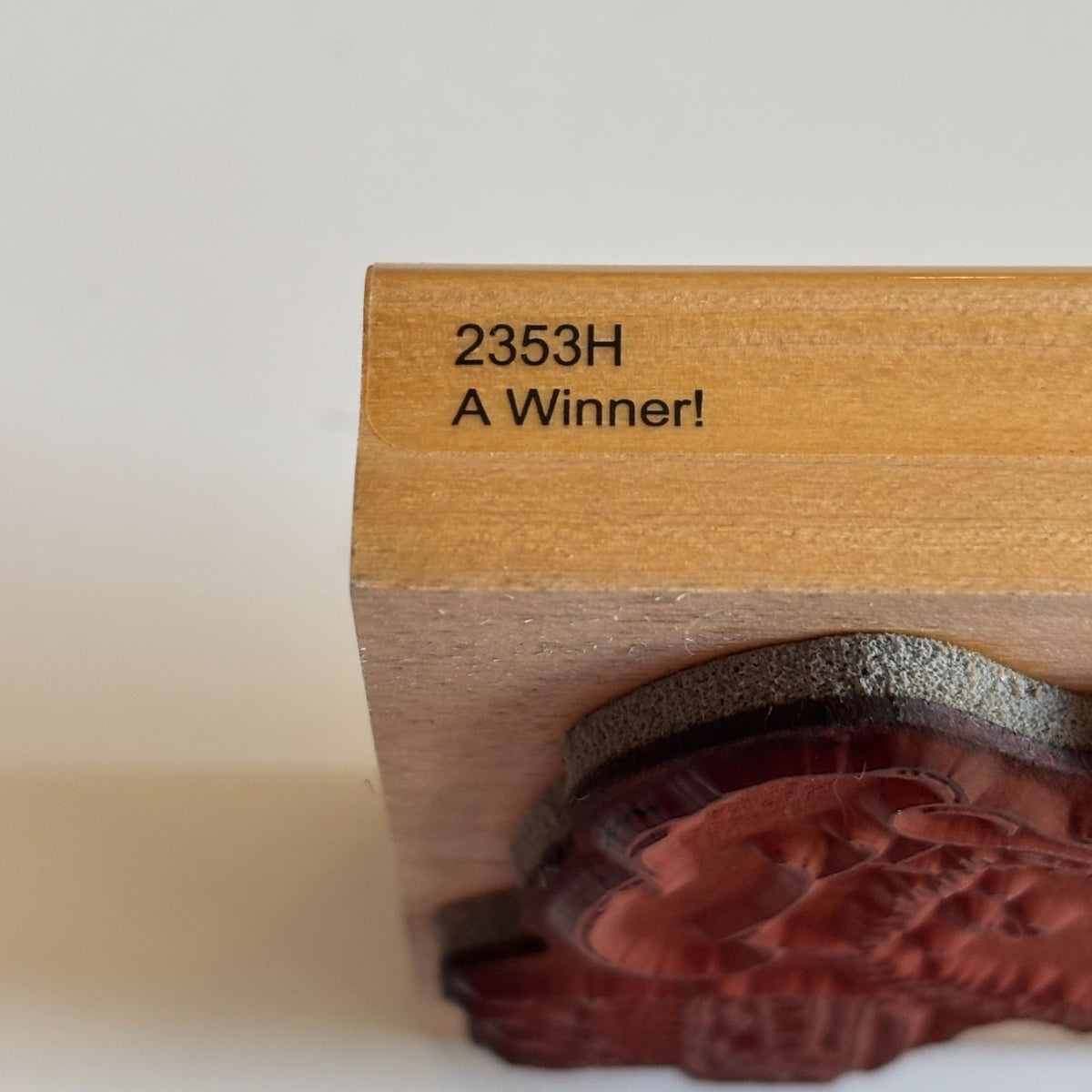 Penny Black Rubber Stamp A Winner Hedgehog Baker Birthday Card Making Cake 2353H