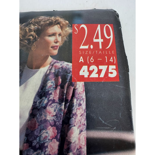 Butterick See and Sew Sewing Pattern 4275 Misses Suit Jacket Dress 6-14 UC 1980s
