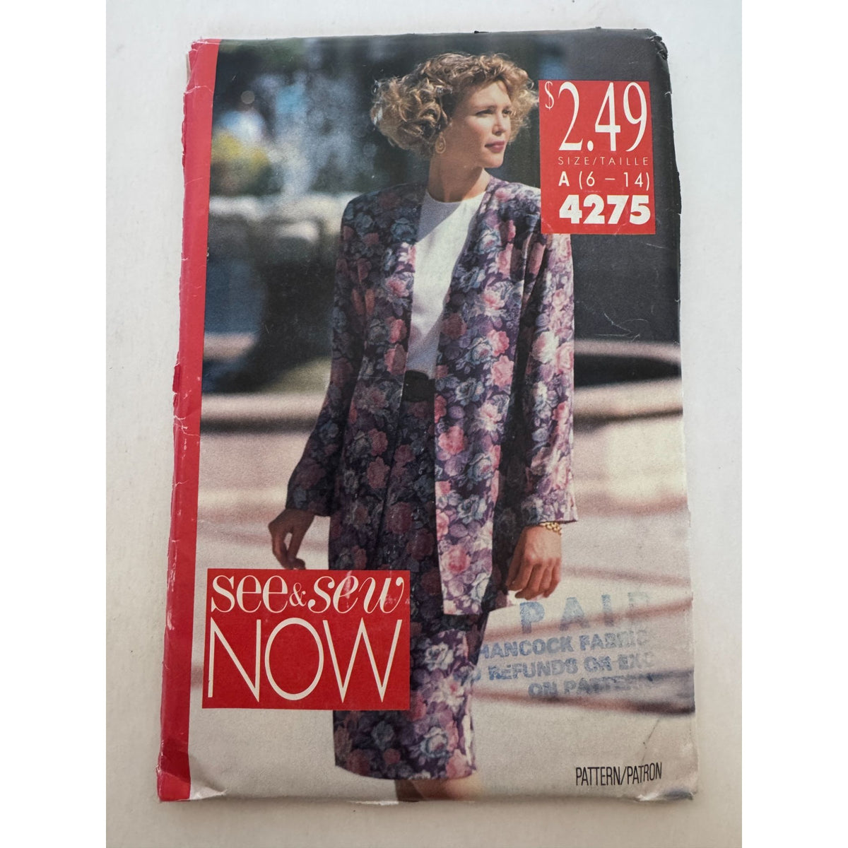 Butterick See and Sew Sewing Pattern 4275 Misses Suit Jacket Dress 6-14 UC 1980s