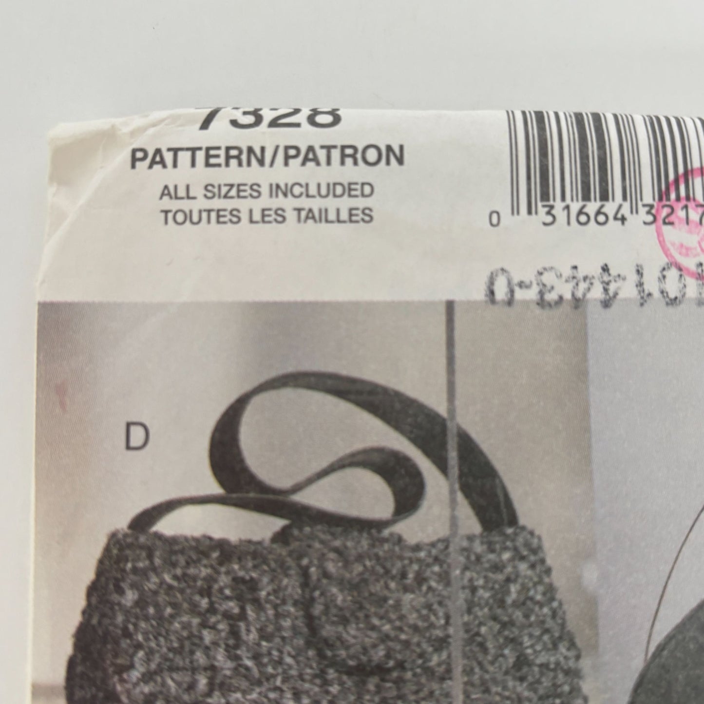 Vogue Sewing Pattern 7328 Fall Handbags Purse Work Accessory Accessories Uncut