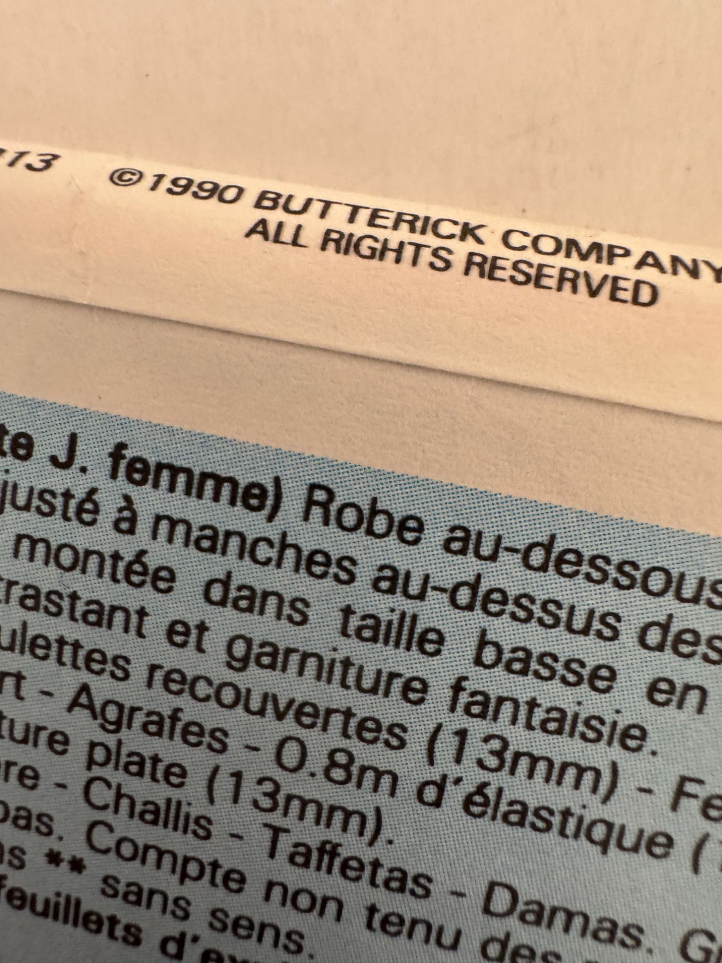 Butterick Sewing Pattern 4550 Dress Easy Back Zipper Dropped Waist Bodice 6 8 10