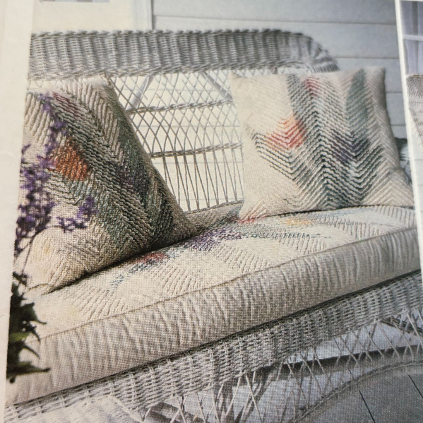 McCalls Home Decorating Sewing Pattern 2162 Faux Chenille Chair Cushion Home UC