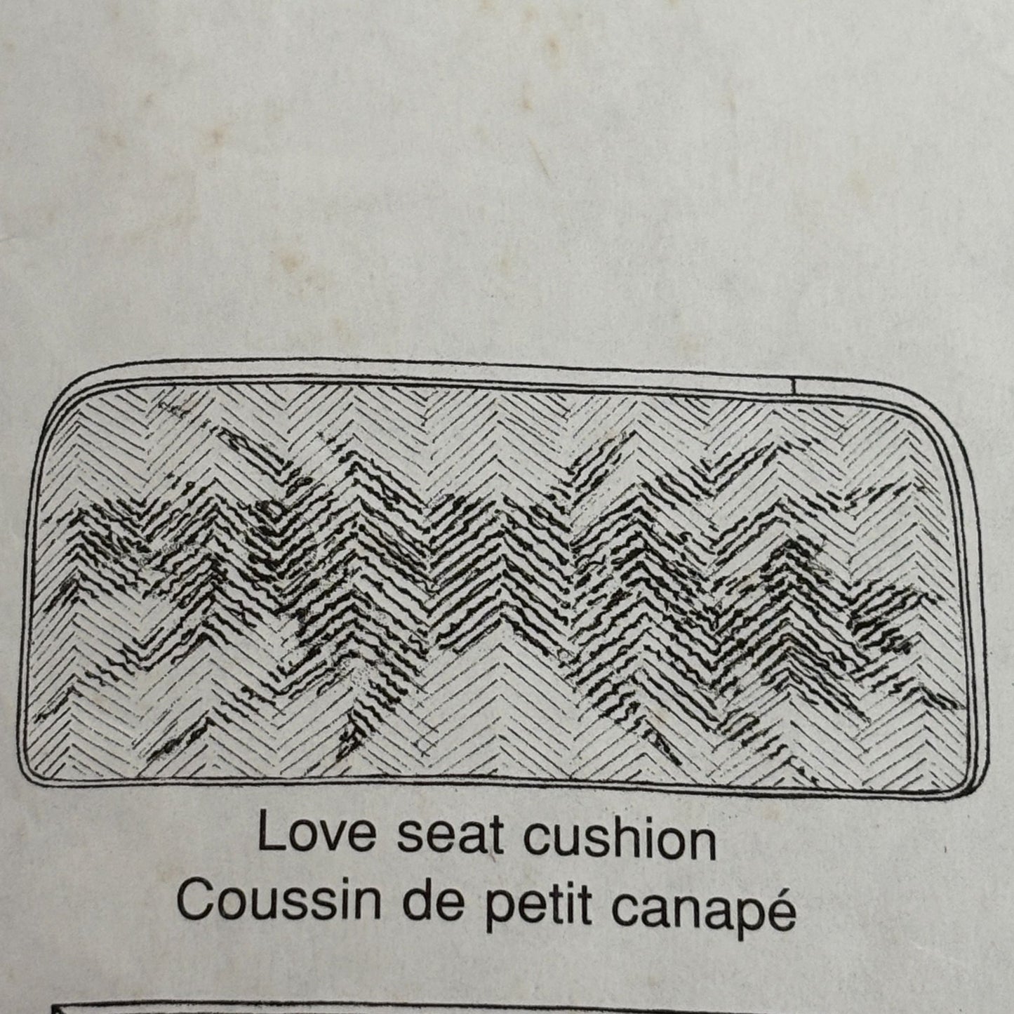 McCalls Home Decorating Sewing Pattern 2162 Faux Chenille Chair Cushion Home UC