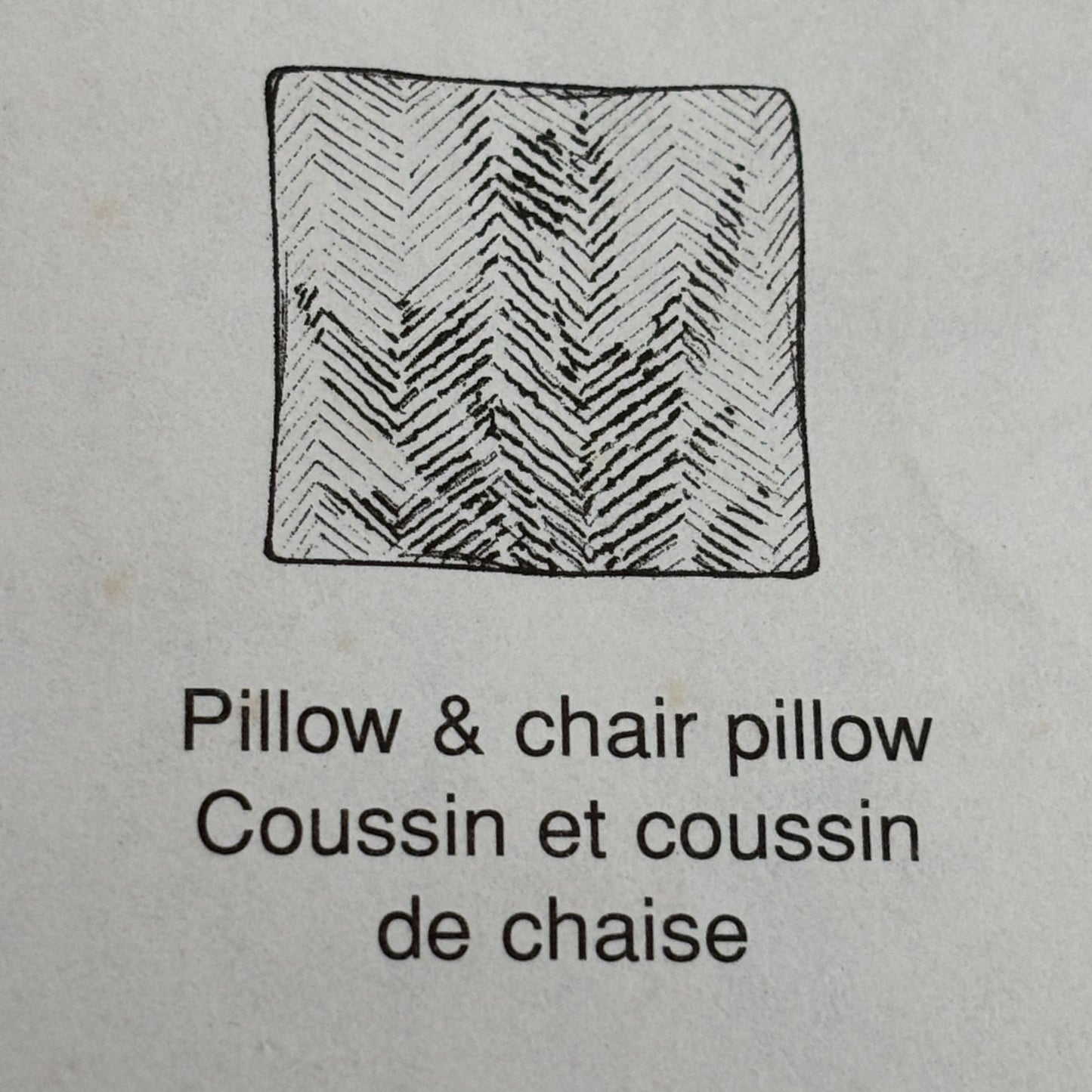 McCalls Home Decorating Sewing Pattern 2162 Faux Chenille Chair Cushion Home UC