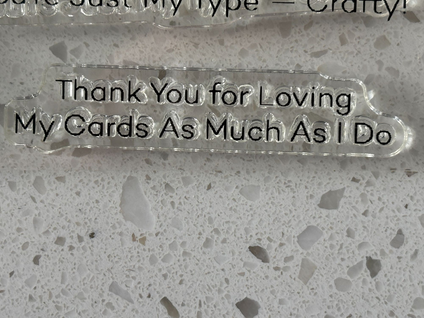 My Favorite Things Acrylic Clear Stamps Crafty Friends Card Making Card Maker