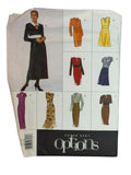 Vogue Sewing Pattern 2028 Career Dress Easy Options Length Sleeve Options 6 8 10