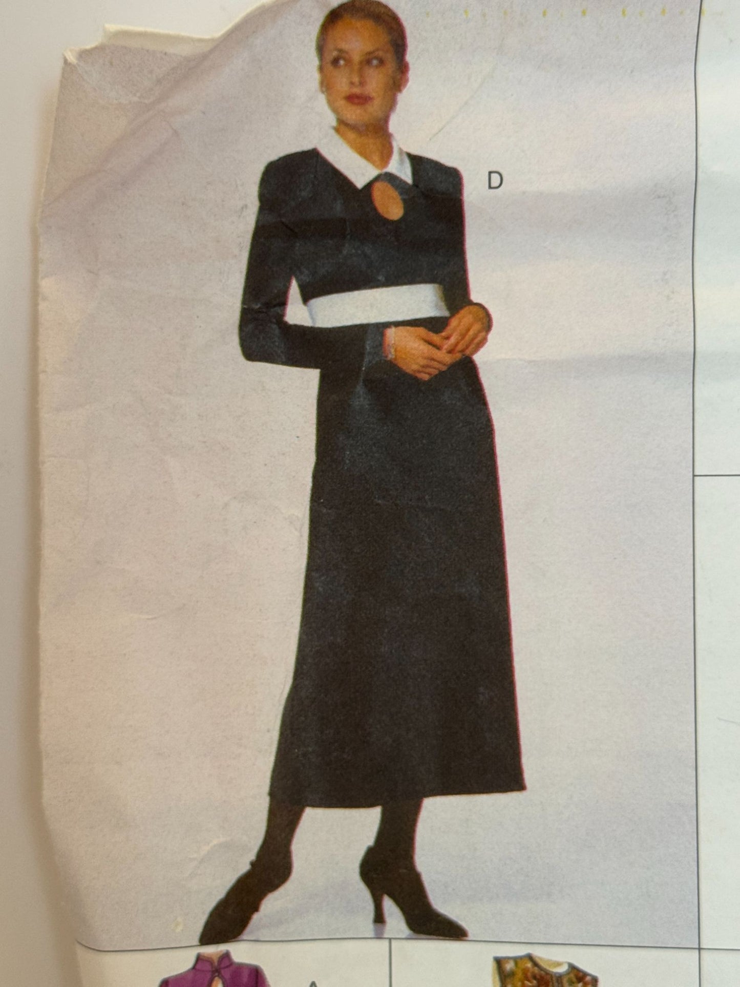 Vogue Sewing Pattern 2028 Career Dress Easy Options Length Sleeve Options 6 8 10