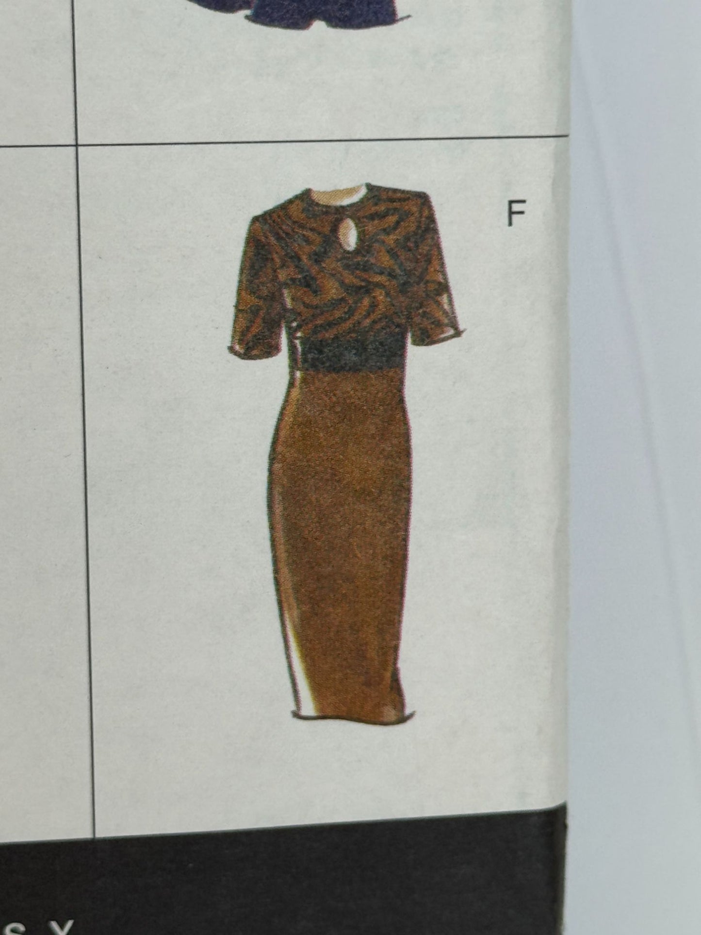 Vogue Sewing Pattern 2028 Career Dress Easy Options Length Sleeve Options 6 8 10