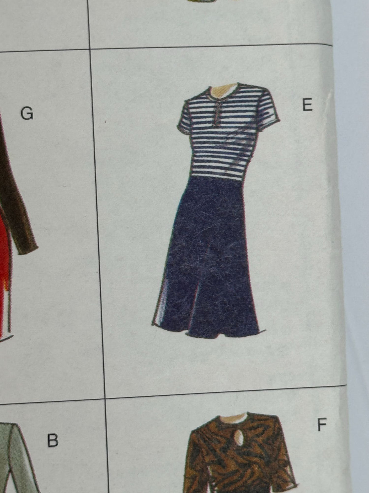 Vogue Sewing Pattern 2028 Career Dress Easy Options Length Sleeve Options 6 8 10