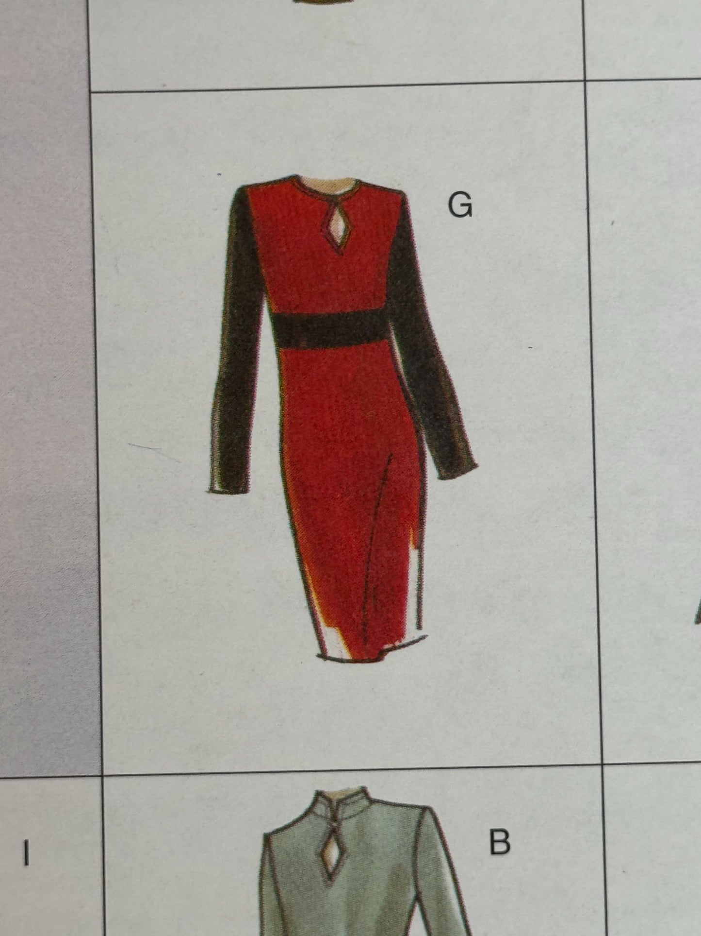 Vogue Sewing Pattern 2028 Career Dress Easy Options Length Sleeve Options 6 8 10