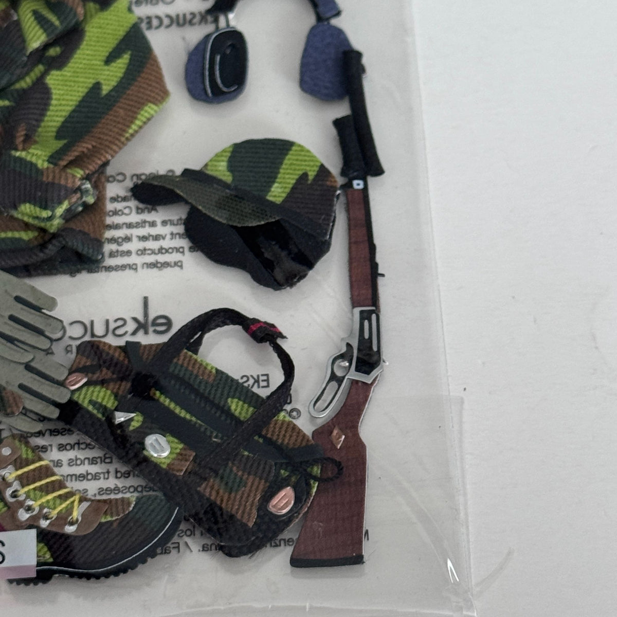 Jolees Boutique Dimensional Stickers Hunting Gear Camouflage Jacket Boots Fathers Day Cardmaking Embellishments Craft