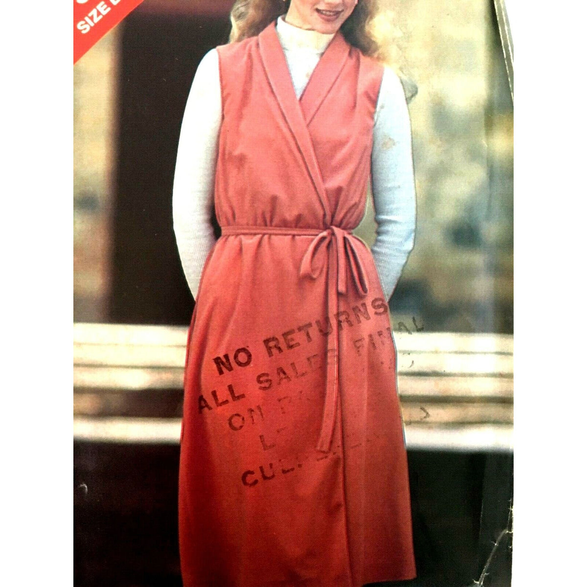 Butterick See & Sew 3217 Vintage Wrap Dress Sewing Pattern Size 14 16 18 Retro