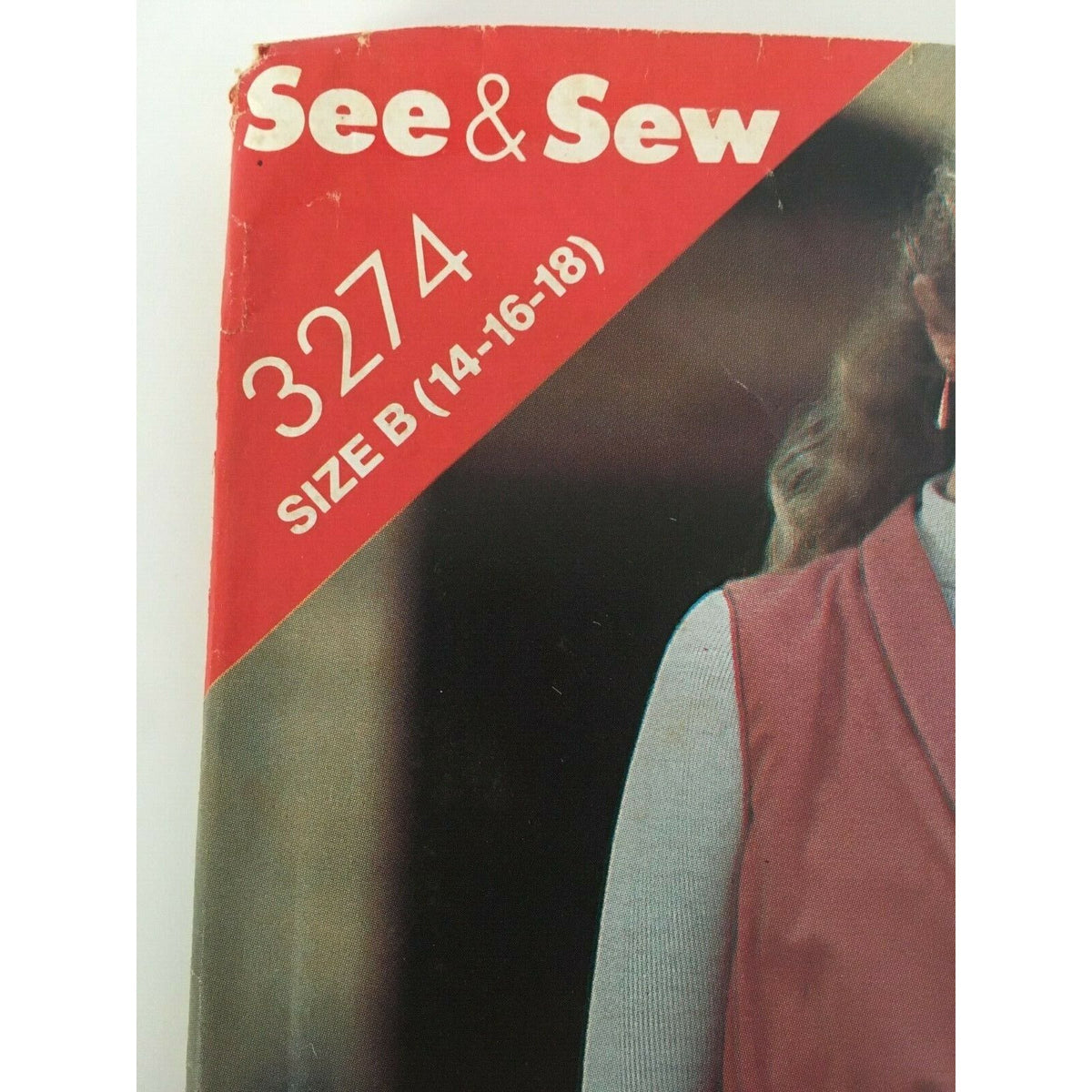 Butterick See & Sew 3217 Vintage Wrap Dress Sewing Pattern Size 14 16 18 Retro
