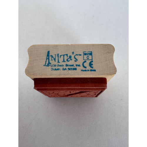 Anitas Rubber Stamp Decorative Letter X Initial Square Ornate Card Making Craft