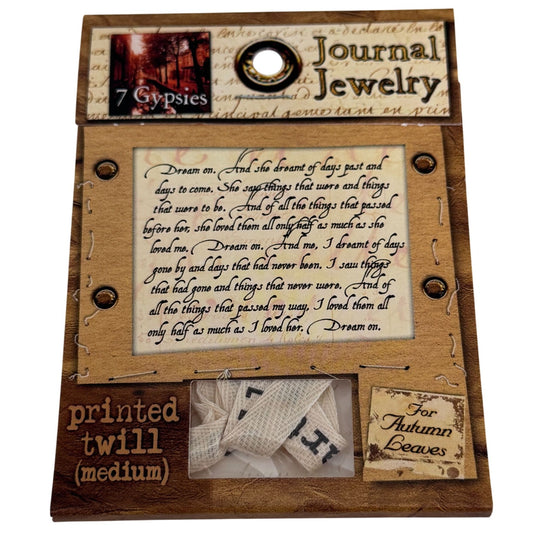7Gypsies Journal Jewelry Printed Twill Ribbon Medium Scrapbook Embellishments Craft Scrapbooking With Love