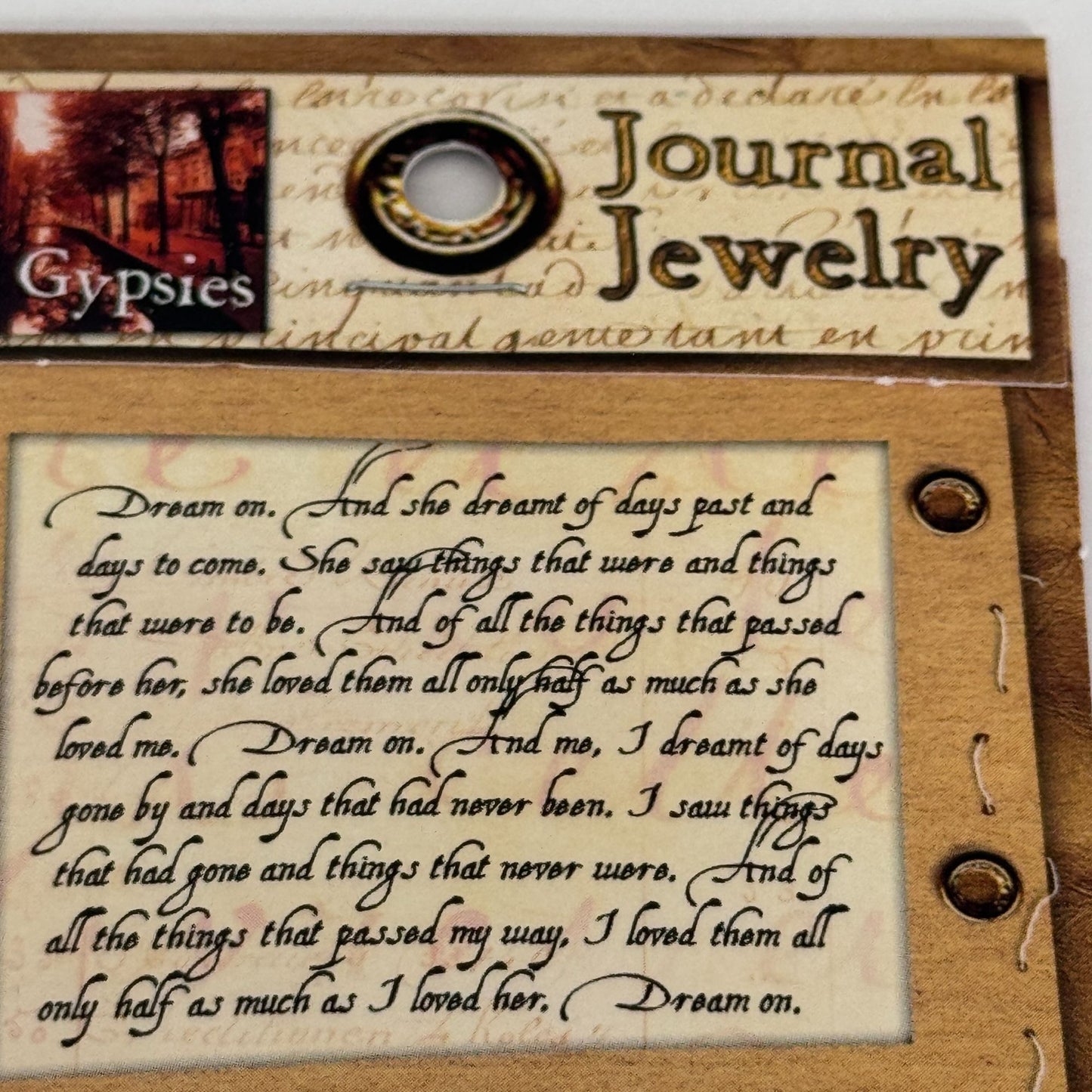 7Gypsies Journal Jewelry Printed Twill Ribbon Medium Scrapbook Embellishments Craft Scrapbooking With Love